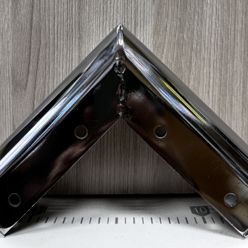 Ножка мебельная Н - 38мм, металл., уголок горизонт